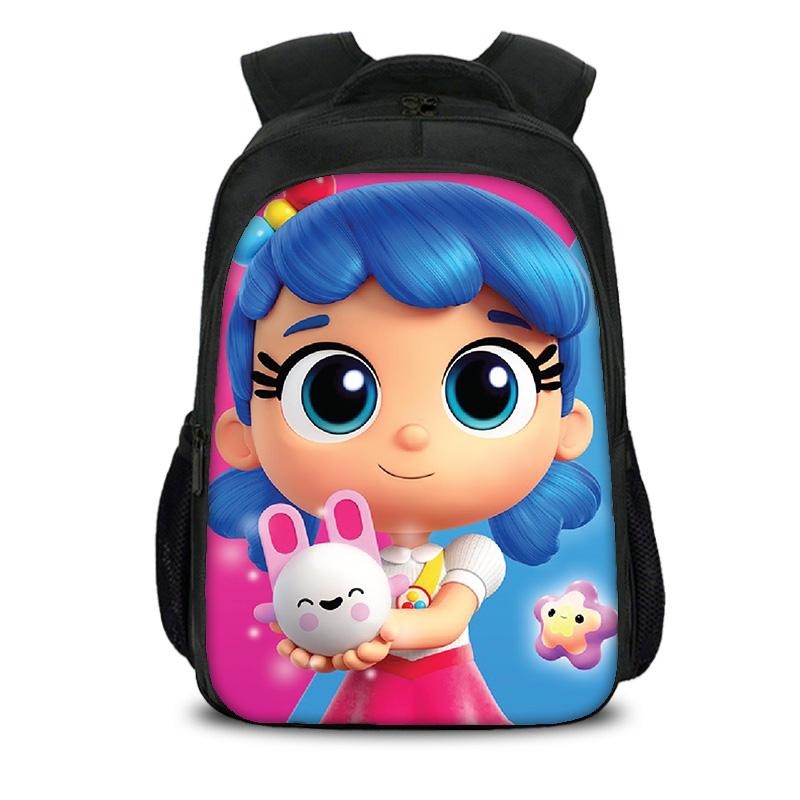 True and the Rainbow Kingdom double-layer backpack with large capacity cartoon print for kindergarten children and students