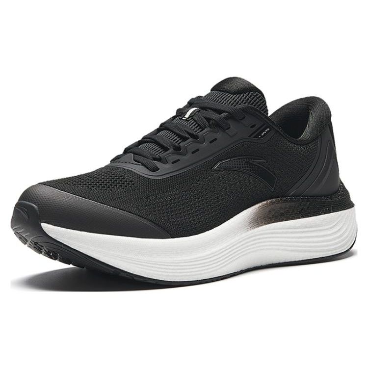 Anta Wang Hai Nitrogen Technology Non-Slip Wear-Resistant Shock Absorbing Low-Top Running Shoes Men Sneakers Black 912335585-2