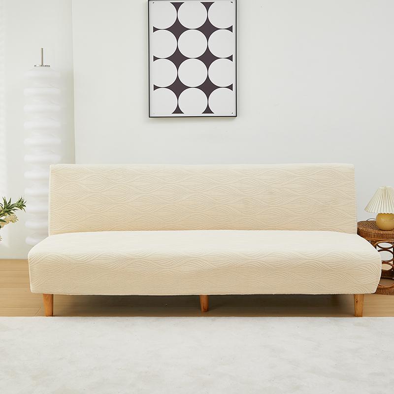 1 PC New Jacquard Sofa Bed Cover Stretch Futon Cover For Living Room Protector Removable Washable Slipcover of Sofa Bed
