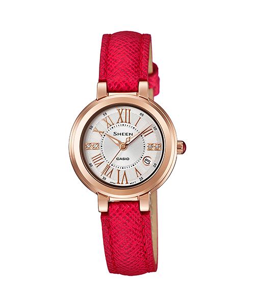 Casio Men s Stainless Steel 50M Water Resistant Analog Quartz Watch SHE-4029PGL-7A белый