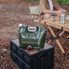 Outdoor Portable Water Bag with Faucet Folding Bucket Drinking Water Container Leakproof Pouch Water Storage Carriers