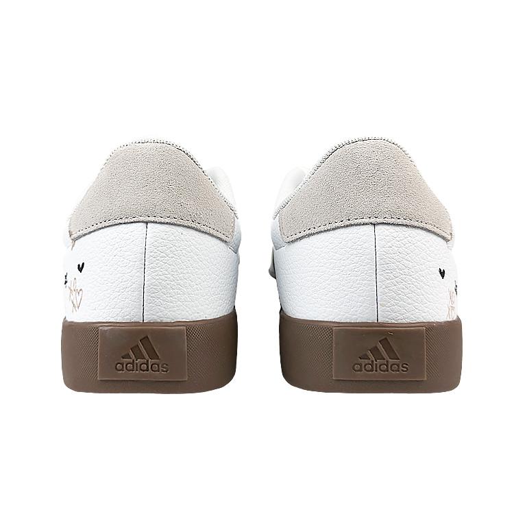 adidas Court Low Top Skateboard Shoes Unisex Brown White ID8797(Team40-)