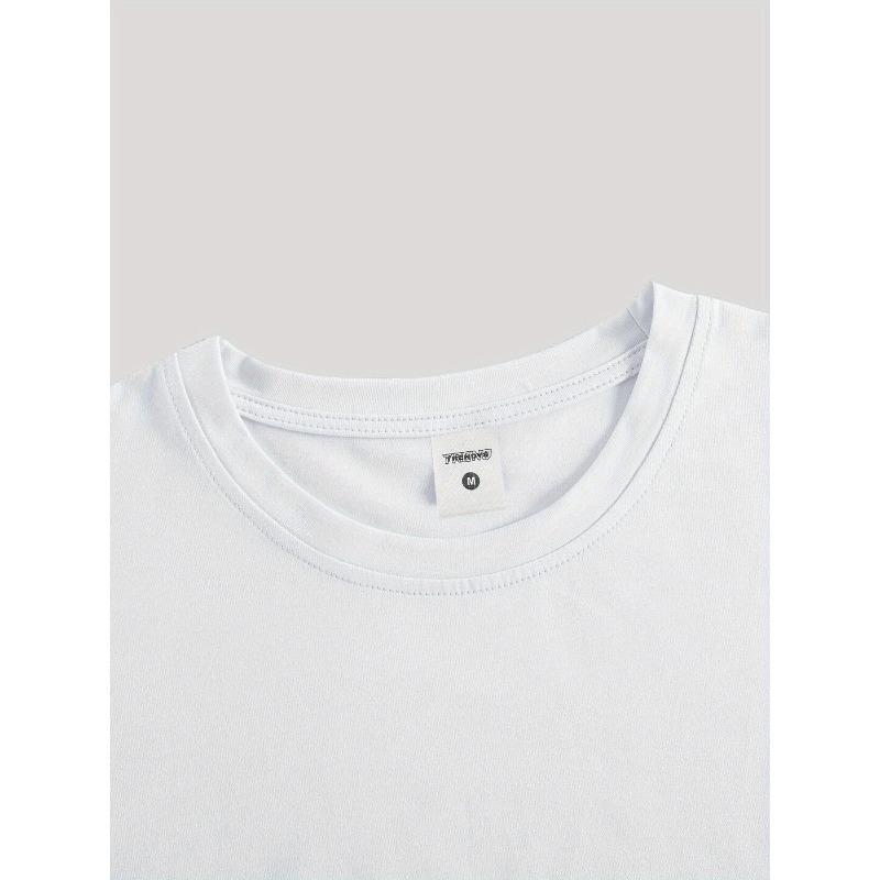 T-shirt Casual Estiva da Uomo con Stampa Anime Stile Y2K Taglia Europea a Maniche Corte