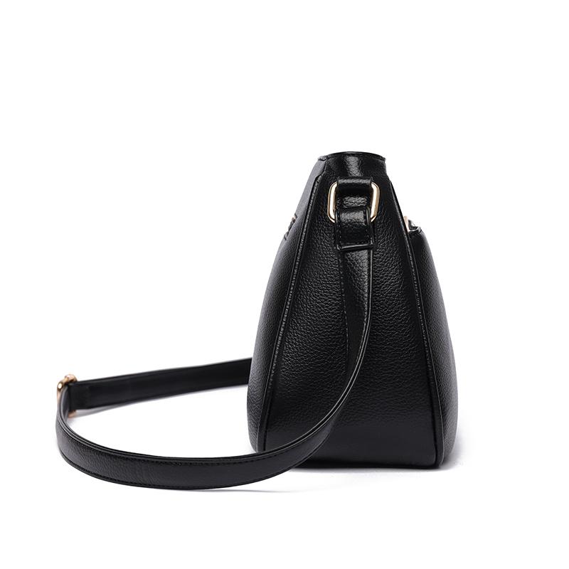 Fashionable Women's Faux Leather Shoulder Bag, Multi-layer Middle-aged Mother Bag, Retro Shoulder Bag, Perfect for Commuting, Travel, and Daily Use