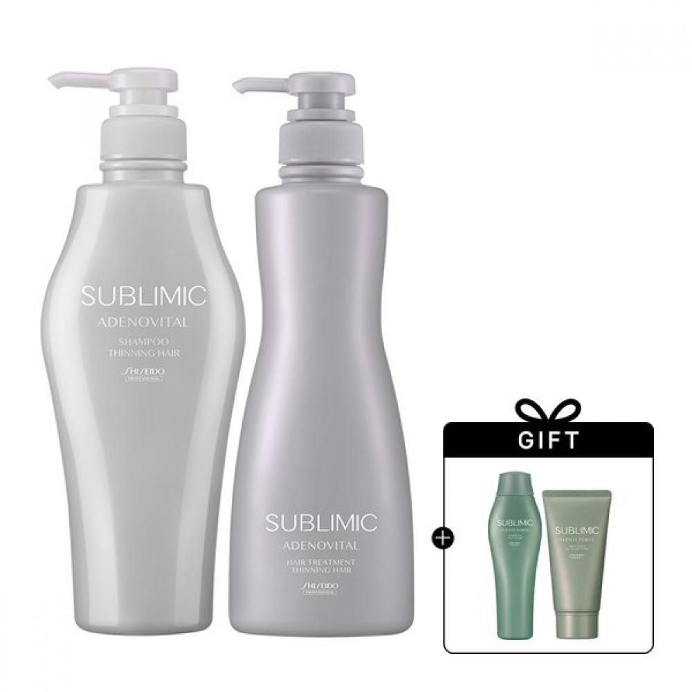 Shiseido Professional Adenovital Shampoo 500ml + Treatment 500g Single option
