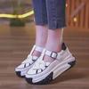 Soft-soled Lightweight Bag Head Hollow Sandals, New Breathable Thick-soled One-word Buckle In Summer
