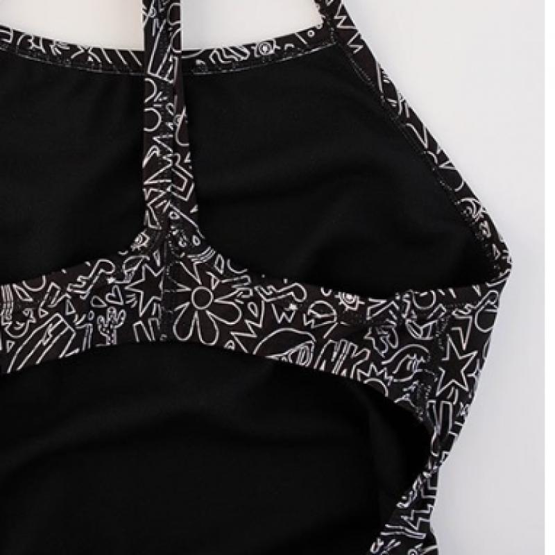 Nike Swim Women S hydraStrong Joyful Doodle Racerback SwimSuit neSSe017 Cool Multi