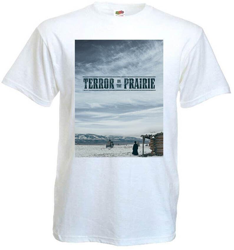 

26 Terror On the Prairie T Shirt White Movie Poster All Sizes S-5XL Unisex T-Shirt 5XL різнокольоровий