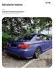 Compatible BMW 3 Series Coupe E92/E93 M Sport Rear Bumper Spoiler Lip for Tail Modification.