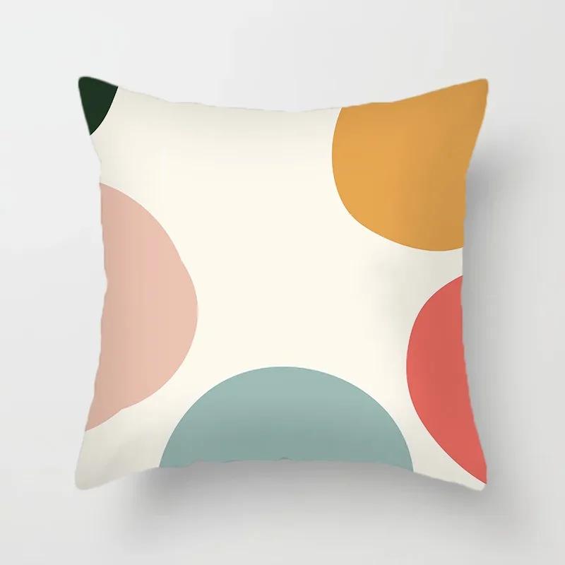 Luxuriöse Heimdekoration Kissenbezug Einfache Aquarell-Fließmalerei Büro Sofa Auto Kissenbezug