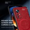 Für Xiaomi 12 12S 12X 12 Pro 12s Pro 12s Ultra 12 Lite PU-Leder Magnetring Weiche Kante Anti-Sturz Anti-Fingerabdruck Handyhülle