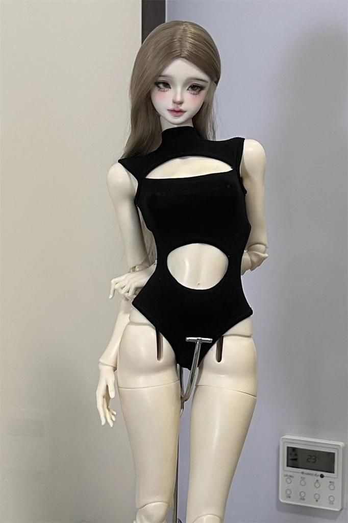 HAMRETHYPPZ BJD Ball Jointed Doll Doll Doll Maid Ball Jointed Doll Sexy Black Sexy Suit and Body Not 1/4 1/6 1/3 Dress, Costume, Outfit, Dress-Up,