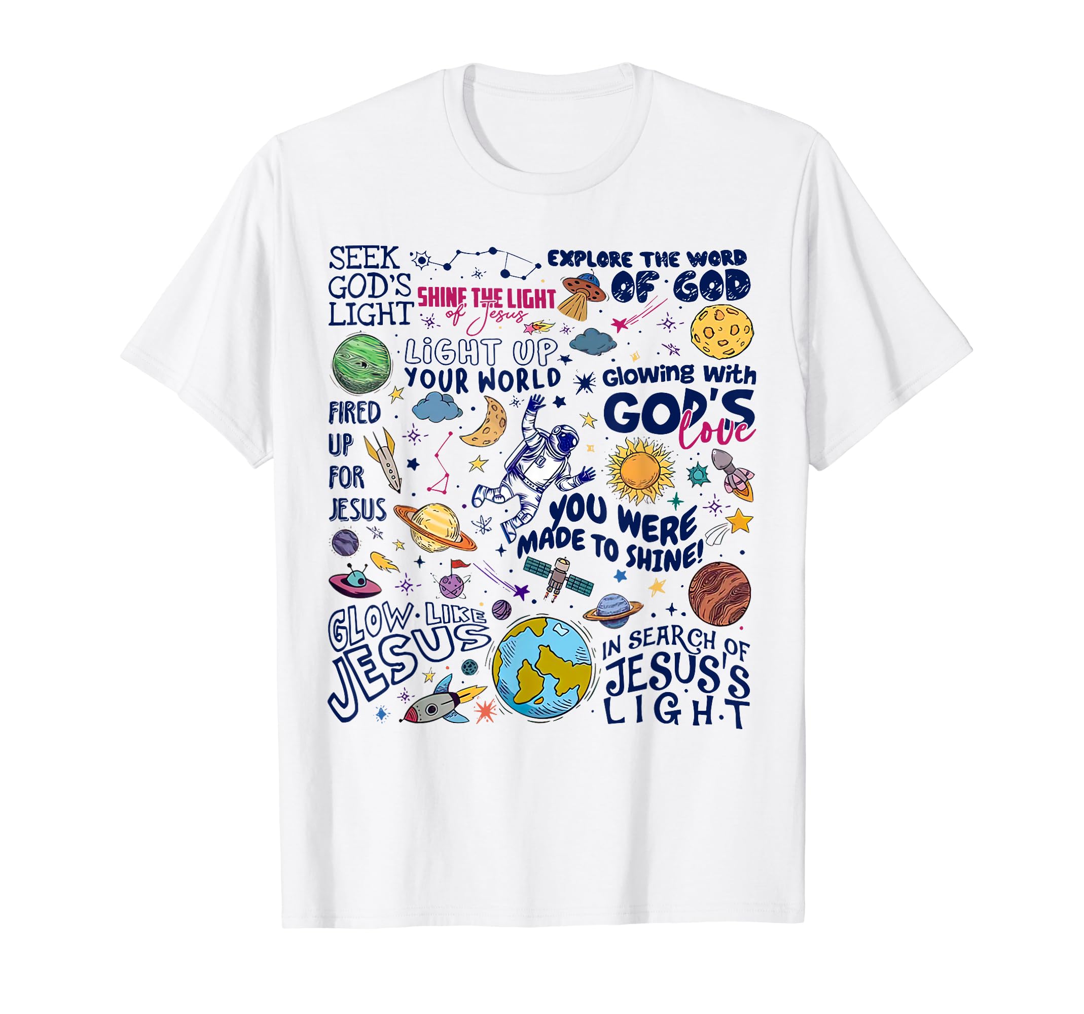 Stella VBS 2023 Shine Jesus Light Vacation Bible School T-Shirt