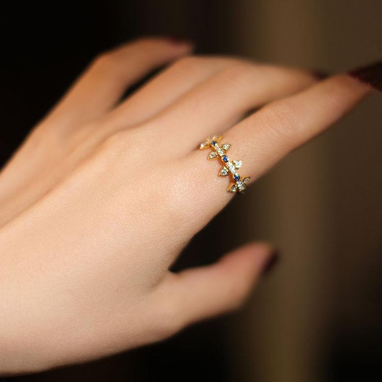 

Elegant Vintage s925 Sterling Silver Women s Index Ring US Size 10 золотой