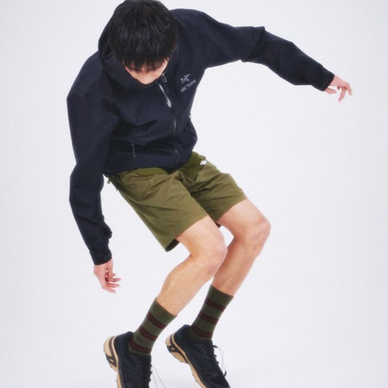 I Hate Monday [IHM2501M04] Man Socks Brown Striped Socks