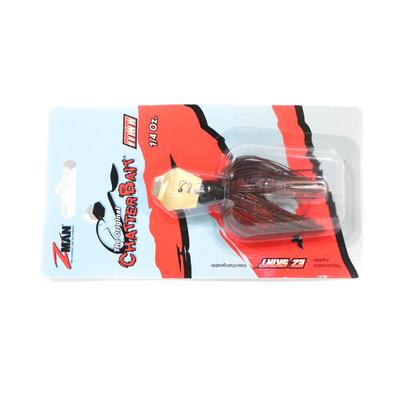 Zman Chatterbait Mini 1/4 oz Señuelo Hundido Marrón Negro (0259)