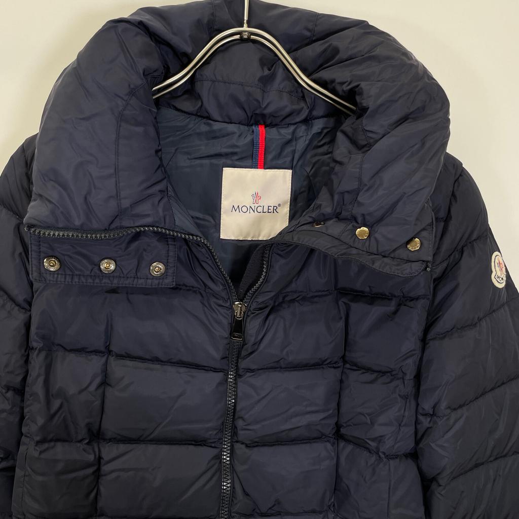 MONCLER [Excellent Condition/Domestically Authorized] FLAMMETTE Long Down coat 1 NavyUsed