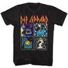 DEF LEPPARD - CD COVERS 80'S ALBUMS Official SHIRT 2XL New Hysteria Pyromania Unisex T-Shirt