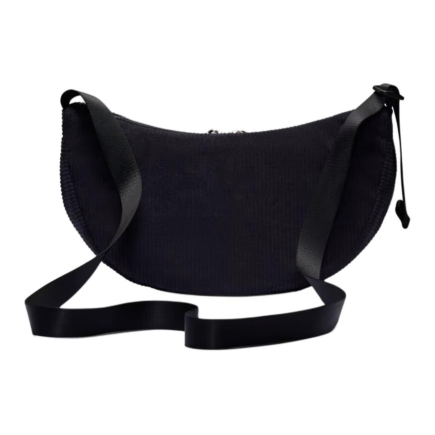 Nike Aura Solid Color Versatile Polyester Shoulder Bag Unisex Shoulder Bag Black IH2122010