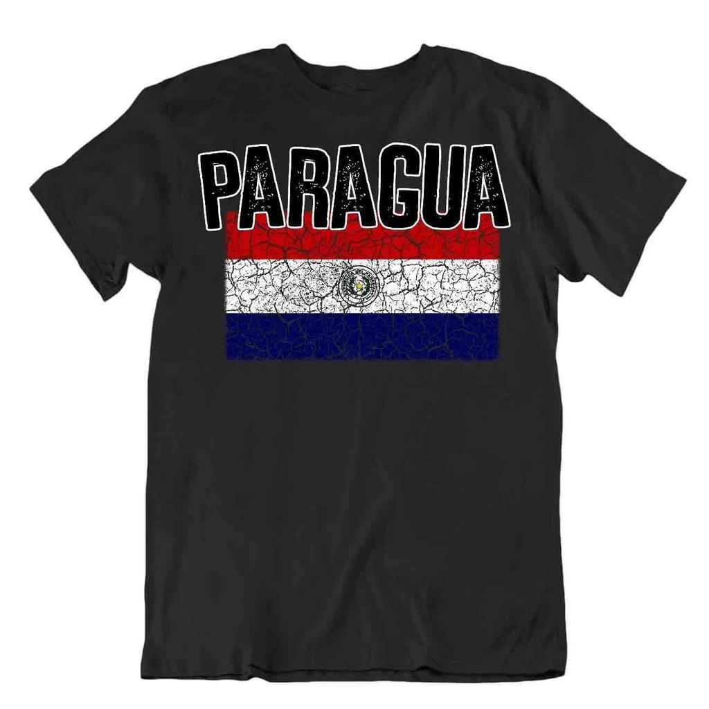 Flag T-Shirt Paraguay Fashion Country Souvenir Gift Tee Pride logo