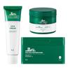 VTCOSMETICS Cica Máscara Cremosa Calmante Diária Conjunto de Pads Tonificantes Suaves Hidratante Pele Seca Sensível Pacote Limpar (Conjunto VT de 3 Peças)