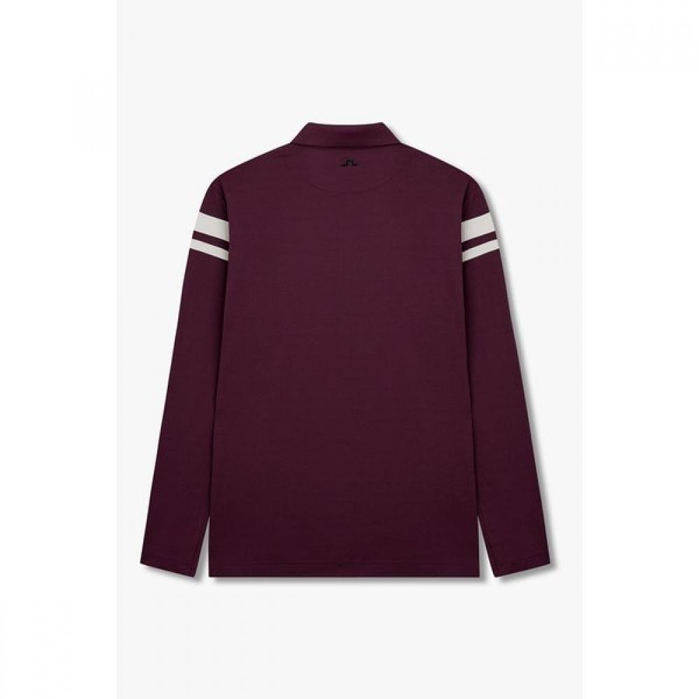J.lindeberg Men S Long Sleeve Stripe Polo F W 2026 1516326809