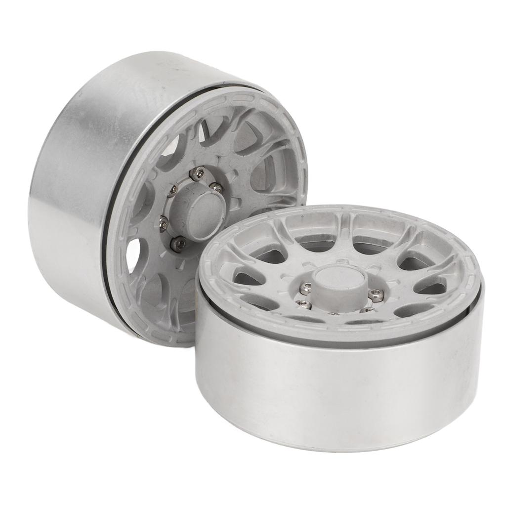 2Pcs 1.9 Inch Wheel Hub Aluminum Alloy Beadlock Wheels Hubs for Scx10 RC Car