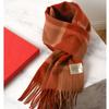 100 pure wool scarves for men and women, winter high-end new plaid scarves, gifts for couples