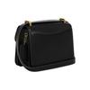 Coach Morgan 18 Solid Color Logo Flap Small Calfskin Square Shoulder Crossbody Bag Women Bags Black CO924-IMBLK