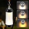 LED Magnetic Camping Lantern 5 Light Modes Hanging Tent Light Type C Charging Multifunction Desktop Light for Outdoor Activities