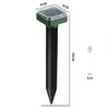 Solar Ultrasonic Animal Repeller: Mouse, Snake, Dog, Bird & Insect Deterrent for Orchards