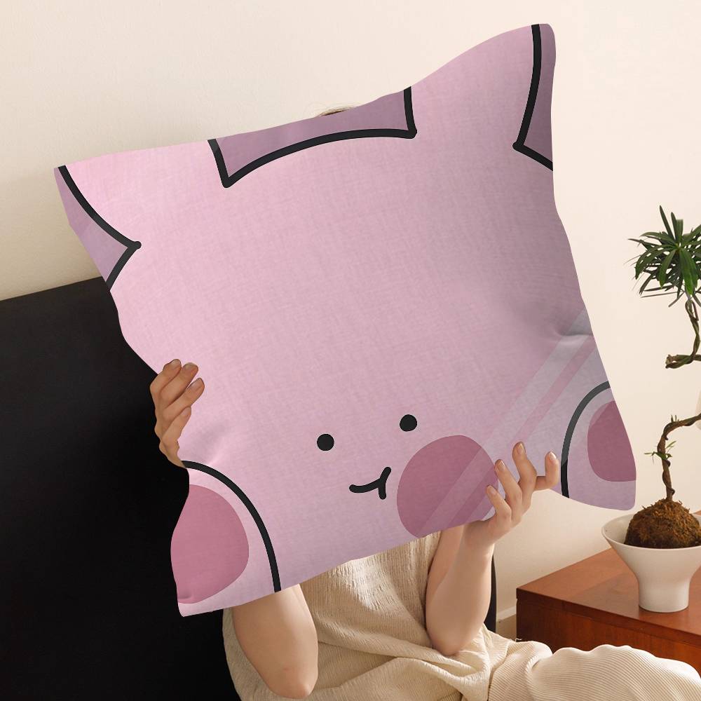 A-Asamimichan Cushion Cover Car Throw Pillow Case For Sofa Car Christmas Gift 40x40cm 45x45cm
