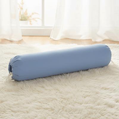 Round Solid Color Cylindrical Pillowcase Washable Durable Bolster Pillowslip Long Removable Bed Roll Cushions Household