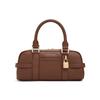 Charles & Keith Small CK 26 Spring Vintage Boston Bag Women Handbag Chocolate Cream CK2-30782785