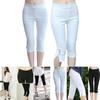Women's Fashion Summer Sexy Soft Skinny Stretch Capri Jeggings For A Trendy Look