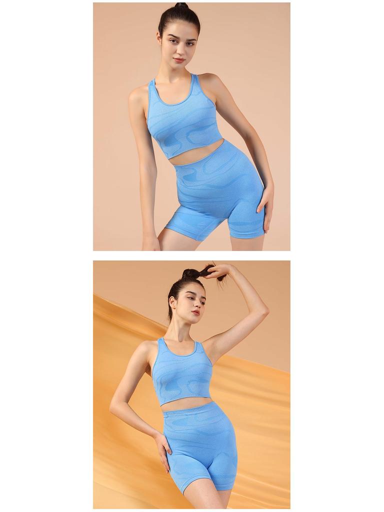 European American Yoga Sports Bra: Shock-Absorbing, Gathering Fit, Beautiful Back Design, Fitness Vest for Running and Yoga.