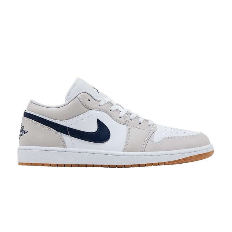 Jordan 1 Low Midnight Navy Neutral Grey 40.5