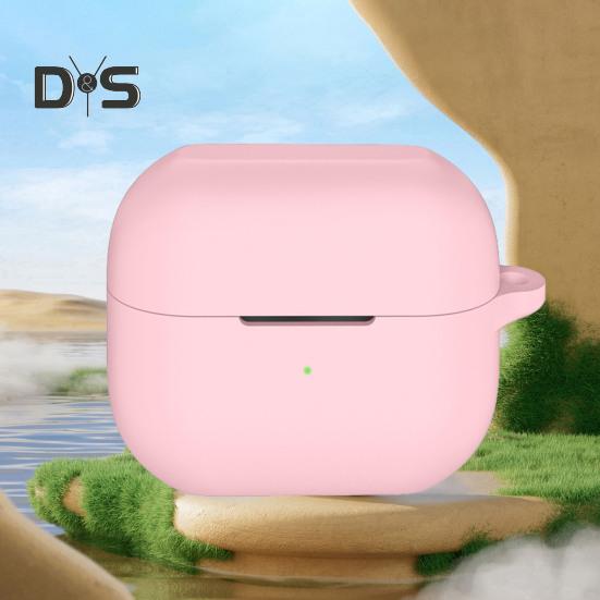 Jednobarevné ochranné pouzdro na sluchátka odolné proti nárazu odolné proti nárazu 360stupňová ochrana silikonové nabíjecí pouzdro pro SamsungGalaxy Buds 3/3pro