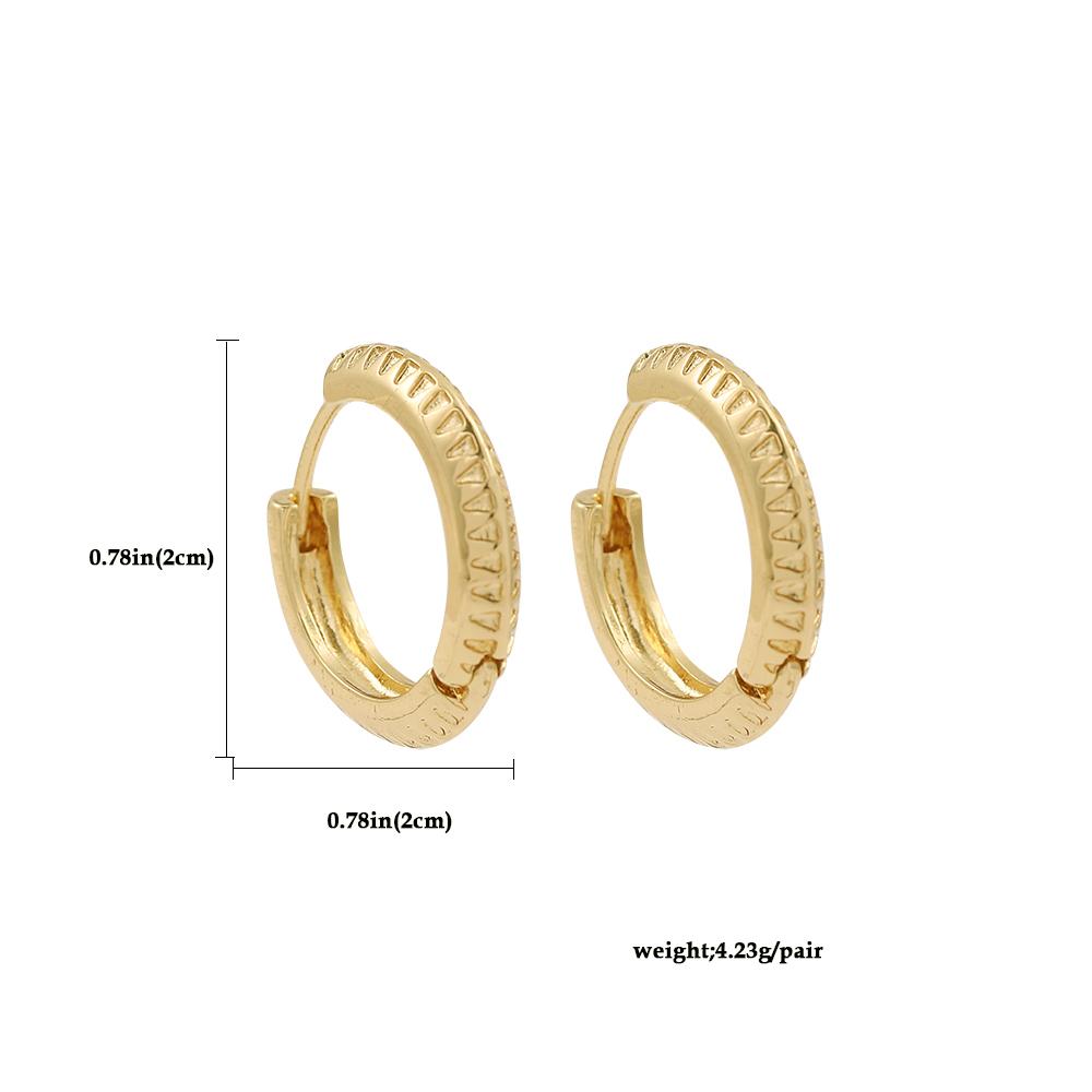 Minimalist Geometric Twisted Hoop Earrings for Women Simple Circle Gold Color Huggies Earring Ear Buckle Fashion Party Jewelry