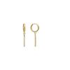 Luxenter Remin Earrings and 18k Gold Plated