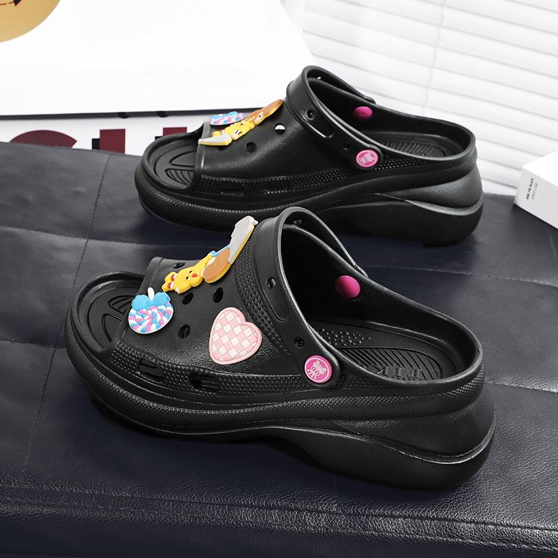 Women's Large Size Women's Sandals Shoes Increase Hole Shoes Summer Beach Sandals