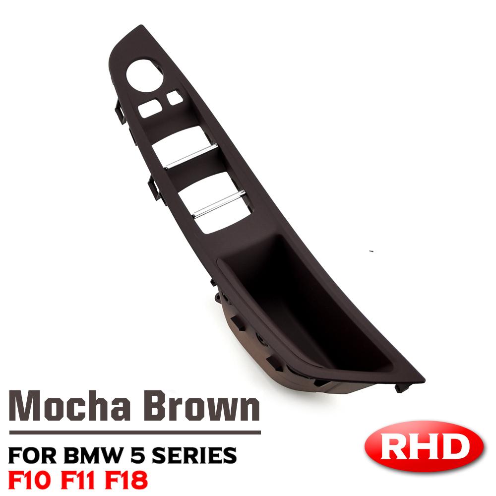 AAAQT1 RHD Right Driver Car Interior Door Handle Armrest Panel Pull Trim Cover Set For BMW 5 Series F10 F11 520i 523i 525i 528i 530i