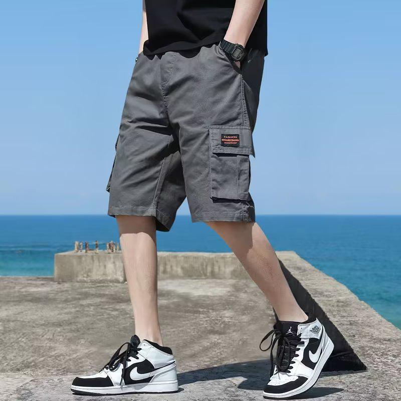 Men's Trendy Pure Cotton Casual Work Shorts with Pockets