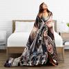 Ozzy Osbourne Poster Bedding Throws Warm Comfy Funny Blanket  For Living Room Travel Office Flannel Bedspread Bed Cover