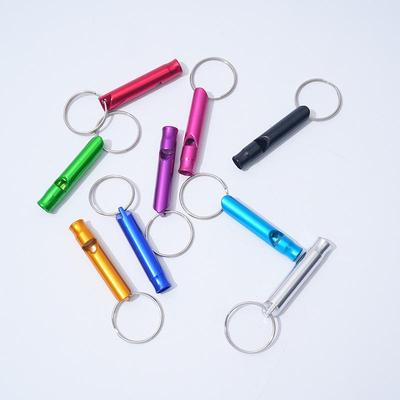 Outdoor Multi-Function Survival Whistle Keychain: High-Pitch Emergency Training Tool