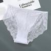 Slip de damă de mărime mare din dantelă, respirabil, fără cusături, lenjerie de corp confortabilă, din bumbac pur, în picioare, potrivită pentru fetele grase