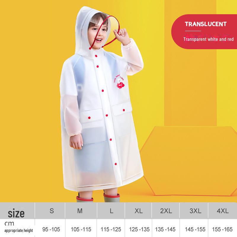 

Дощовик EVA на все тіло для дітей початкової школи - для хлопчиків та дівчаток зі шкільними ранцями 3XL