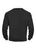 Men's Waffle Knit High Collar Half-Zip Pullover Sweatshirt - Autumn Casual Outdoor Style