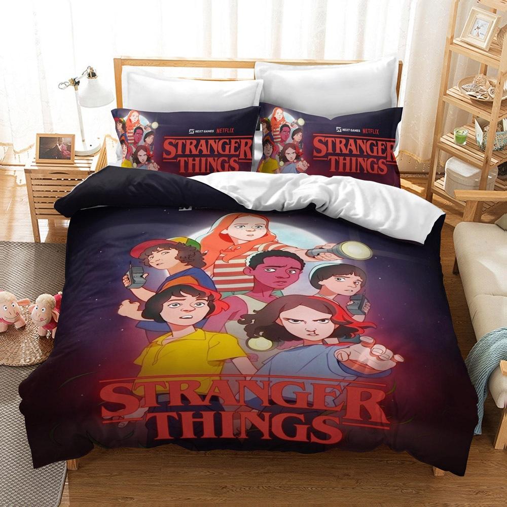 Kit de literie Série Stranger Things Taille Ensemble trois pièces