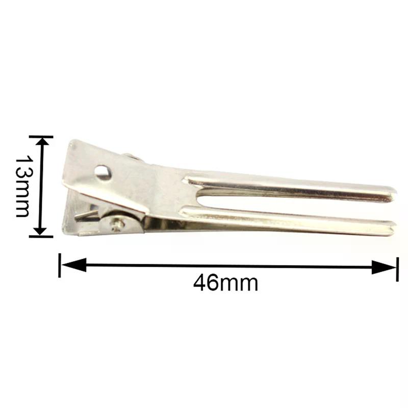Professionelle Aluminium-Haarspange mit Entenschnabelform und langer Öffnung – Haarstyling-Werkzeug für Friseursalons – Abteilklammer – Styling-Haaraccessoire